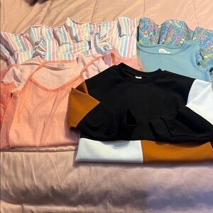 Colorful Kids Dress Bundle size 7-8